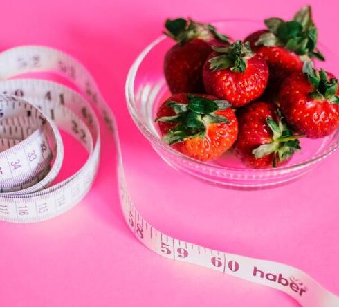 Diet - Strawberries And Measuring Tape