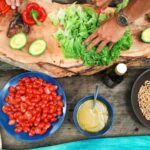 Cooking - Person Holding Sliced Vegetable