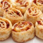 Snacks - Pastries on Square Plate