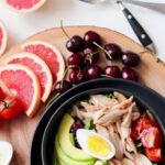 Foods - Bowl of Vegetable Salad and Sliced Fruits