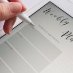 Meal Plan - Person Holding White Stylus