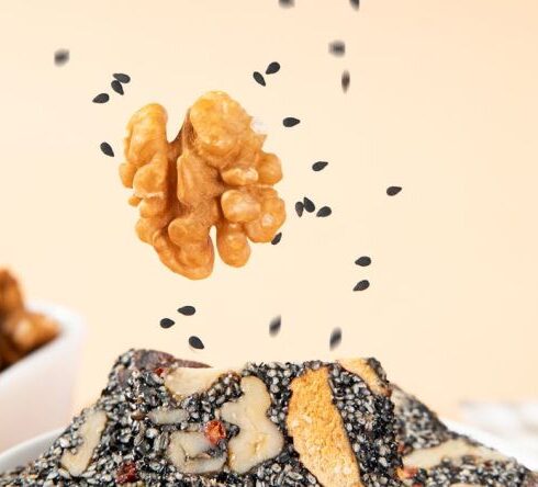 Superfoods - Snacks with Nuts and Dried Fruits