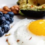 Diet - Egg Near Blueberries