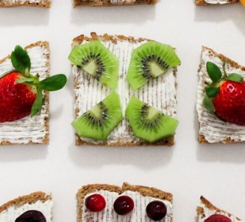 Diet - Baked Breads With Fruit Toppings