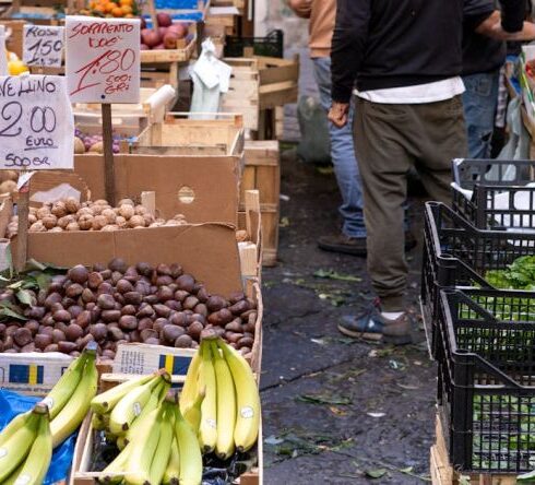 Foods - A market with many different types of produce