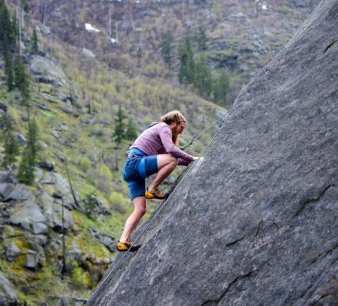 Risks - Man Climbing on Rock Mountain