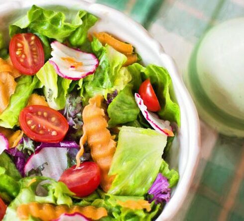 Diet - Close-up of Salad in Plate