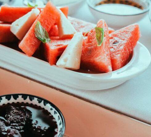 Meals - Red and White Sliced Fruits