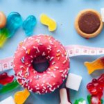 Diets - Pink and White Doughnut With Sprinkles