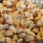 Snacks - White Yellow and Brown Peanut on Clear Glass Basin