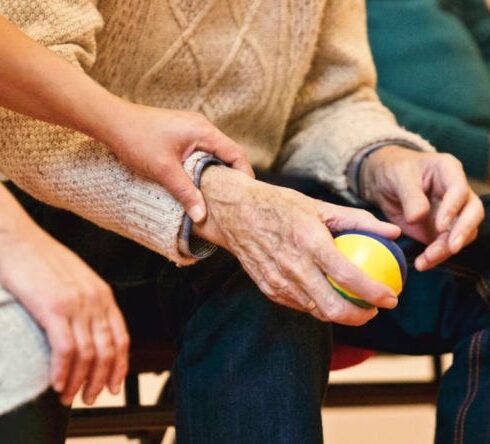 Joint Pain - Person Holding a Stress Ball