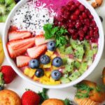 Foods - Assorted Sliced Fruits in White Ceramic Bowl