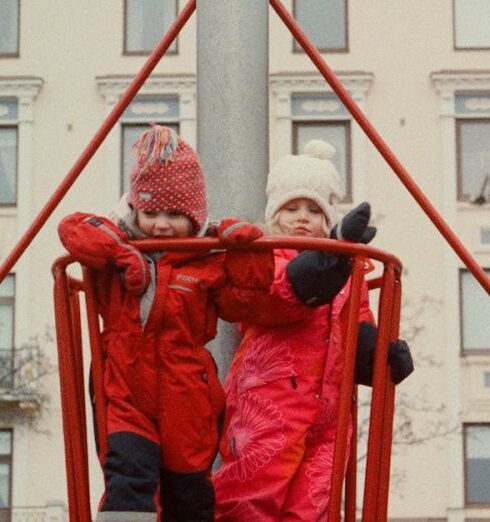 Jumpsuits - Two Children on the Playground