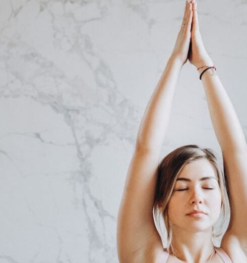 Mindfulness - Woman Practicing Yoga