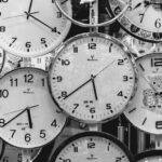 Schedule - Black And White Photo Of Clocks