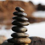 Balance - Pile of Rock Near Lake