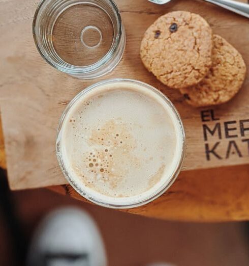 Routine - Cup of Beverage Beside Cookie