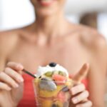 Eating - Woman About to Eat Ice Cream