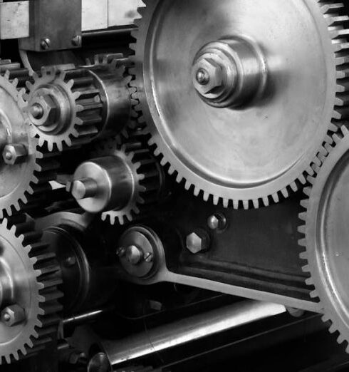 Gear - Gray Scale Photo of Gears