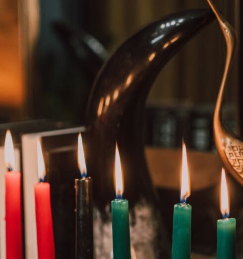 Principles - Lighted Candles on Glass Surface