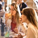 Eating - Woman Drinking Wine