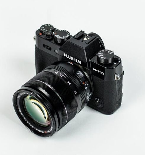 Products - Black Fujifilm Dslr Camera