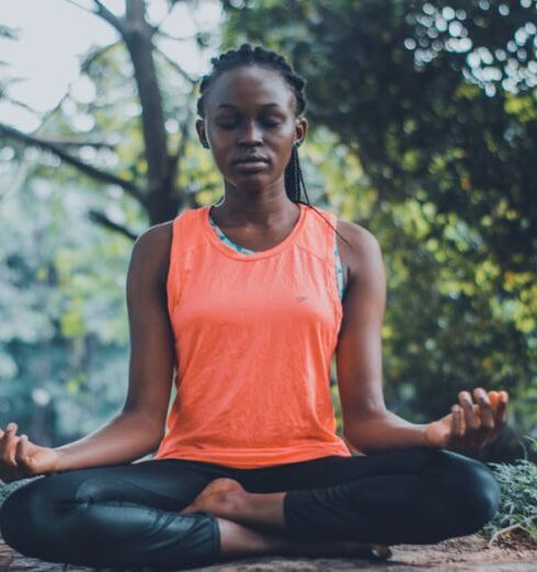 Meditation - Woman Meditating in the Outdoors