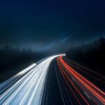 Movement - Light Trails on Highway at Night