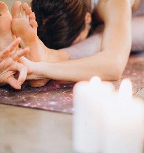 Mindfulness - Woman Practicing Yoga