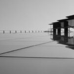 Minimalism - Grayscale Photography of Bridge