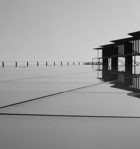 Minimalism - Grayscale Photography of Bridge