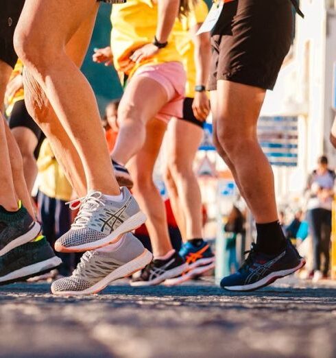 Exercise - People Wearing Running Shoes