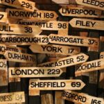 Signs - Brown Wooden Signage Hanging Beside Wall