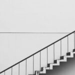 Steps - White Stairs Wallpaper