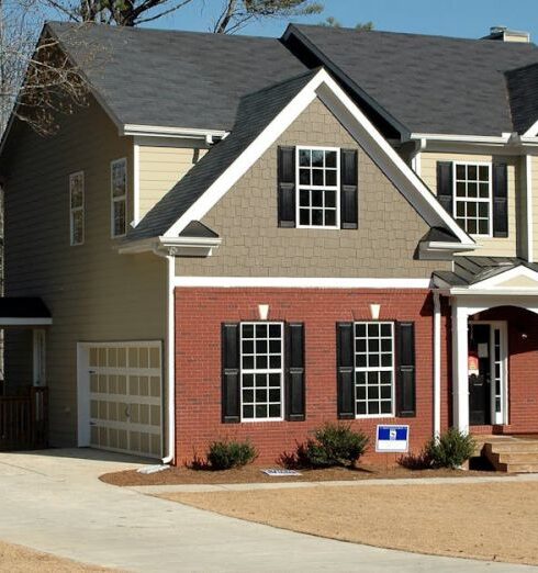 Homeownership - White Grey and Red Wooden House