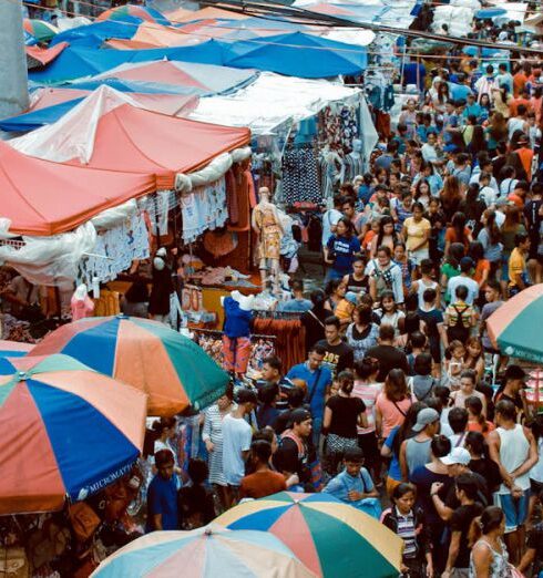 Market - Photo of Crowd of People in the Market