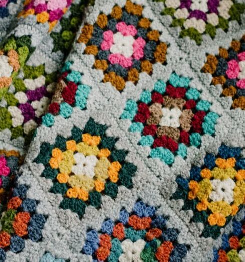 Quilting - Close-Up Shot of a Knitted Textile