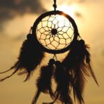 Dreamcatcher - Silhouette of Hanging Dreamcatcher