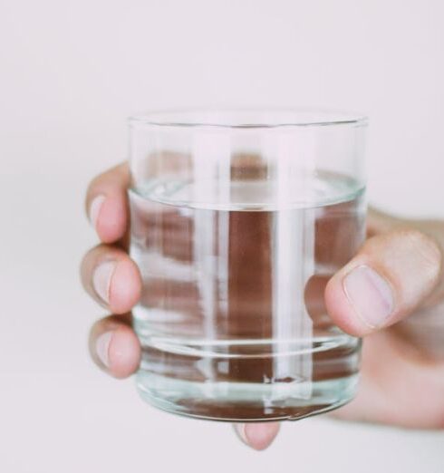 Drink Water - Person Holding Drinking Glass