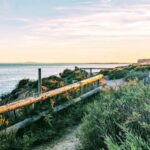 Zones - Path and Fence on Seashore