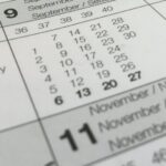 Schedule - White Calendar