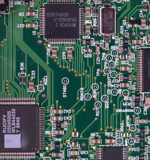 System - Green Circuit Board