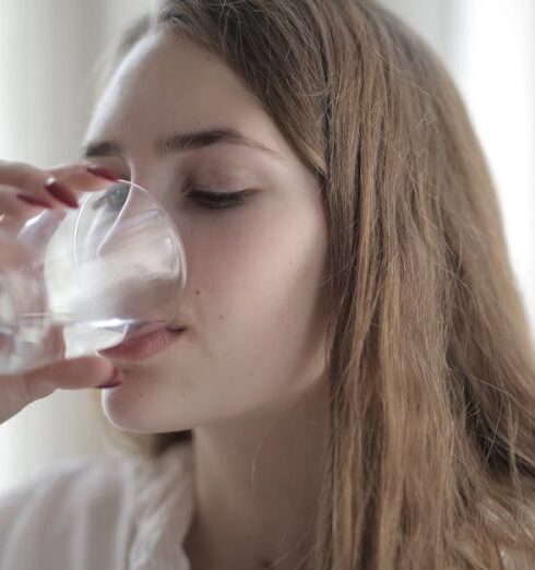 Drink Water - Woman Drinking Water