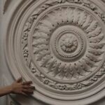 Relief - White Paneled Door With Carvings