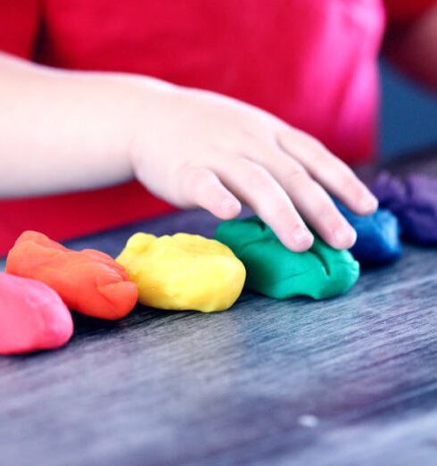 Kids - Person Making Clay Figures