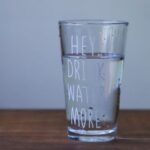 Drink Water - Clear Drinking Glass