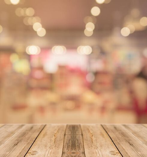 Table - Brown Wooden Panel