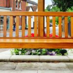 Bench - Brown Wooden Bench