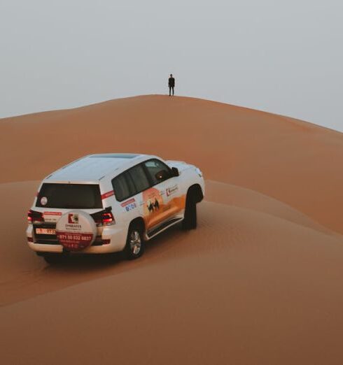 Night Safari - Car on a Dessert