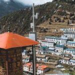 Altitude Sickness - Namche Bazaar Town in Himalayas